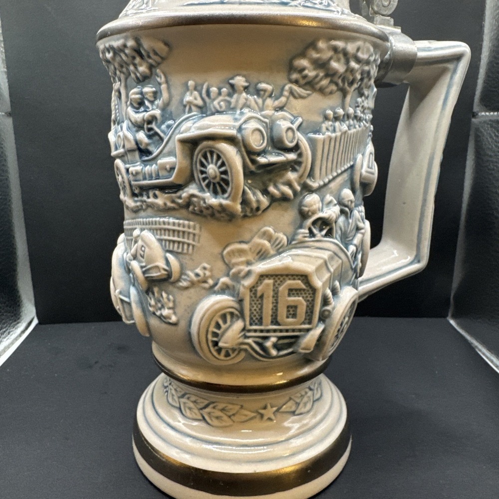 Handcrafted Racing Car Stein by Avon - Picture 3 of 13